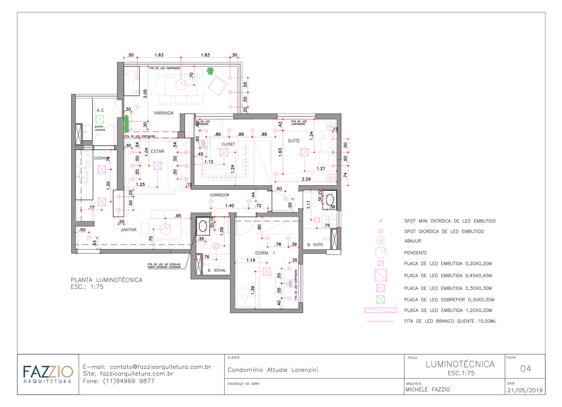 Planta Luminotécnica